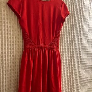 Maje red mini dress NWOT